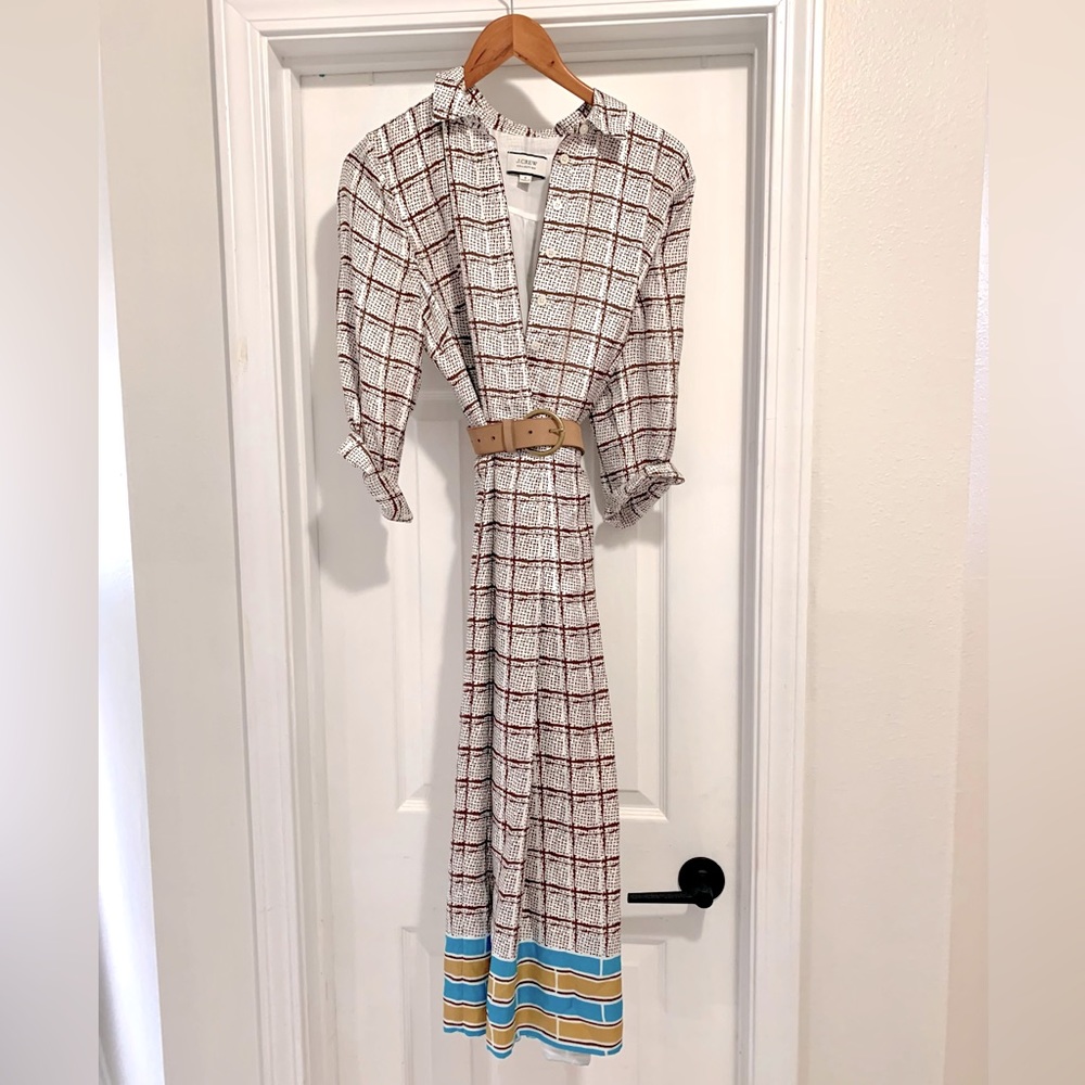 J. Crew Midi Silk Dress